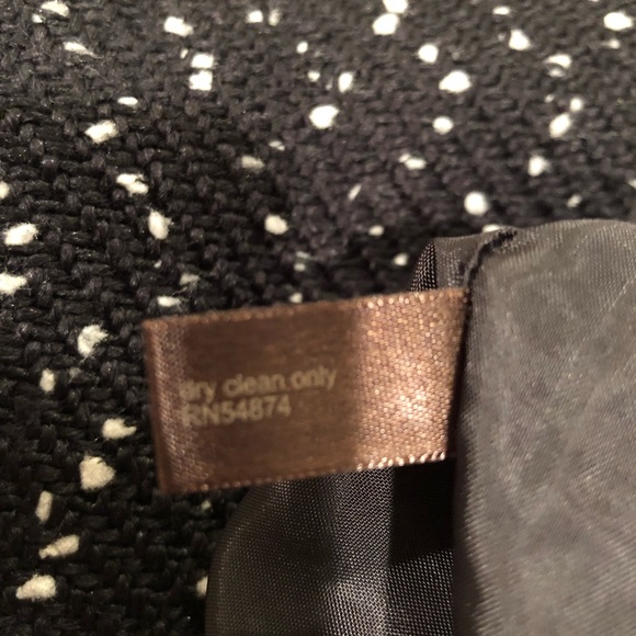 The Limited Brand Tweed Skirt in Black & White EUC - Picture 3 of 5